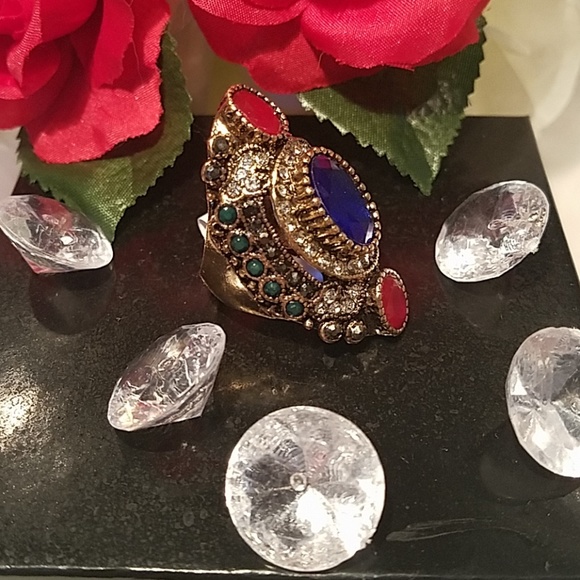💎Turkish multi stone Ring - Picture 5 of 7